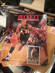 Beckett Basketball Monthly November 1994 Reggie Miller Issue #52 Pacers - Picture 1 of 6