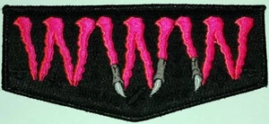 NEW GILA OA 378 YUCCA COUNCIL TEXAS PATCH NOAC 2012 NEON PINK WWW GHOST FLAP - Imagen 1 de 4