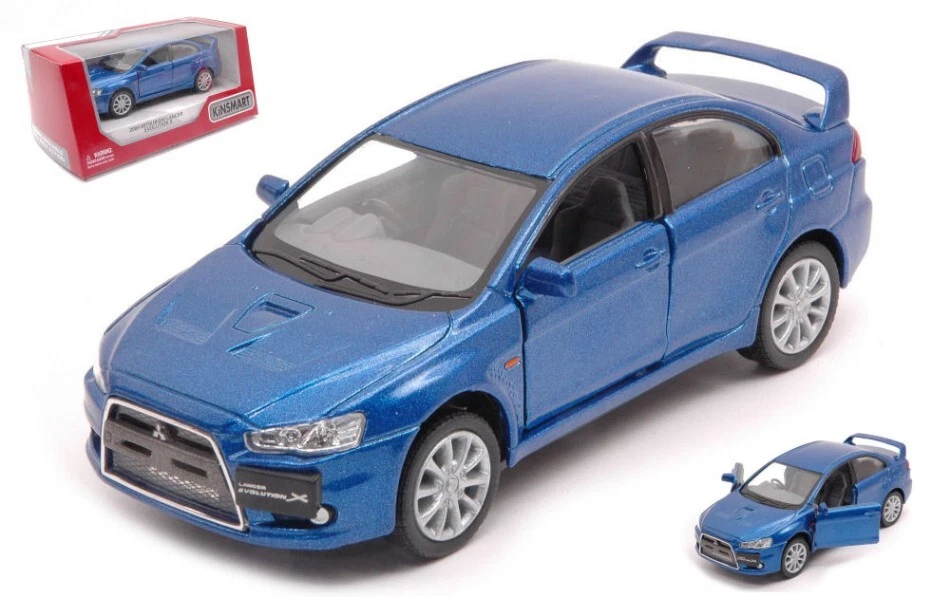 Modellino auto MITSUBISHI LANCER EVO X diecast modellismo statico collezione - Immagine 1 di 1