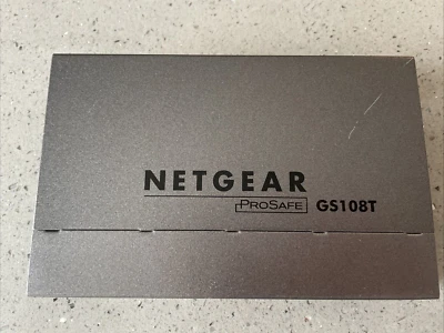 NETGEAR ProSafe GS108Tv2 GS108T Smart Switch 8-Port Gigabit 2D unit only - Image 1 of 4