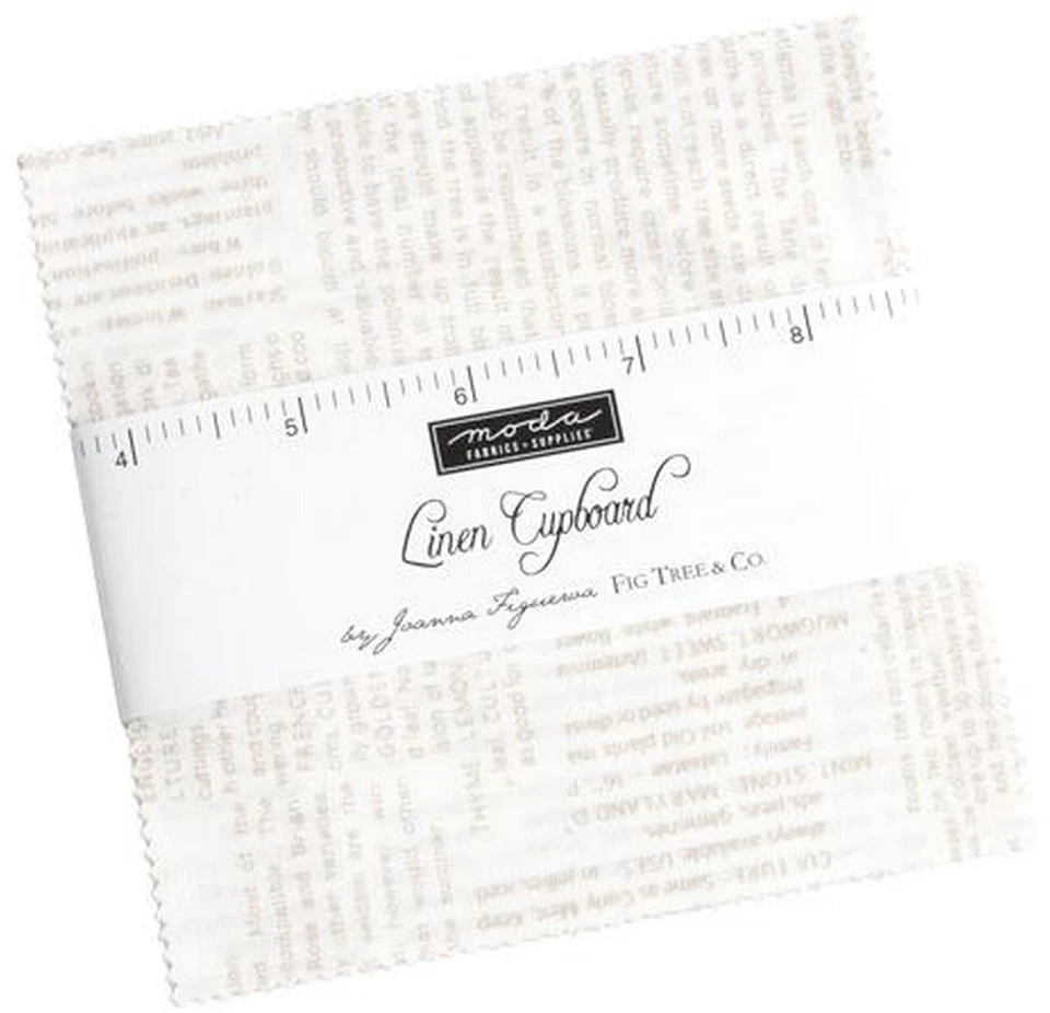 Linen Cupboard Moda Charm Pack 42 100% Cotton 5" Precut Fabric Squares - Image 1 of 2