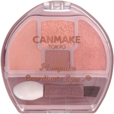 CANMAKE Plumpuku Coordination Eyes 1.4g 01 Apricot Shadow Coral - Image 1 of 3