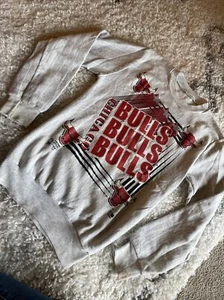Vintage Chicago Bulls Michael Jordan Crewneck Sweatshirt USA Sz Medium 10-12 L - Picture 1 of 10