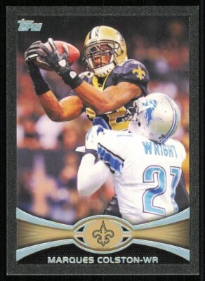 2012 Topps Black #215 Marques Colston /57 - Image 1 of 2
