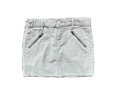 Falda Pana GAP, Talla 8, Cintura Ajustable, GRIS, Cremallera Mosca, Bolsillos Foto 1 de 3