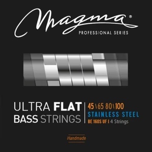 Magma Electric Bass Strings Medium L.-Steel Ultra Flat 4 Strings-L.S. 34" 45-100 - Picture 1 of 3