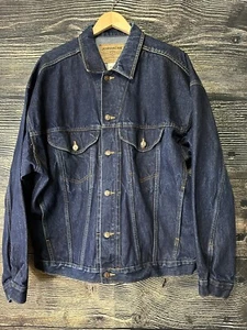 NEU OHNE ETIKETT VINTAGE UNISEX LARGE - JORDACHE 100 % BAUMWOLLE DENIM JEANSJACKE - 4 TASCHEN - Bild 1 von 5