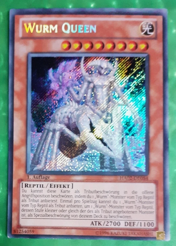 Yu-Gi-Oh HA02-DE054, Wurm Queen "near mint"  1.Auflage - Bild 1 von 1