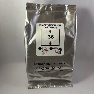 Lexmark 36 (18C2130) Black Ink Cartridge - Image 1 of 3