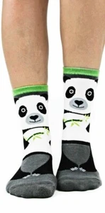Panda Bear Mujer Antideslizante Zapatilla Crew Calcetines Talla 9-11 Pie Tráfico Moda Nuevo - Imagen 1 de 1