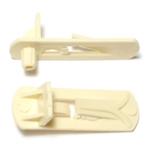 1/4" x 1/2" Almond Colored Plastic Locking Shelf Supports 20 pcs. - Picture 1 of 1