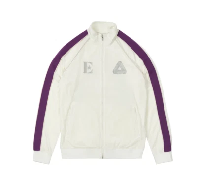 Chaqueta Palace Elton John Velour Track Top Talla Grande Blanca Palace Skateboards DS Foto 1 de 4