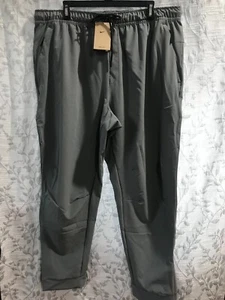 Nike Unlimited Dri-FIT Zippered Cuff Versatile Pants Men's Size 2XL Smoke Grey - Picture 1 of 7