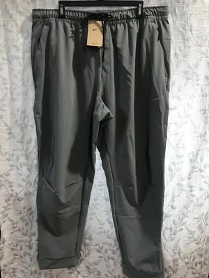 耐克 Unlimited Dri-FIT 拉链袖口多功能裤子男式 2XL 码烟灰色 — 第 1/4 张图片