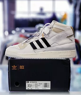 ADIDAS FORUM MID "WHITE" BEYONCE IVY PARK SZ. 11.5/ 13(W) S29020 DS - Image 1 of 4