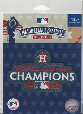 2022 Houston Astros World Series Champions Sleeve Patch Official MLB Jersey Logo - Image 1 of 3