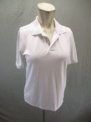 ADIDAS GOLF Size L (13-14) Kids Unisex 1/2 Button Collared Short Sleeve Polo 714 - Image 1 of 4