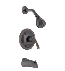 Glacier Bay Builders Tub and Shower set Oil Rubbed Bronze 1.8 GPM Single Hand - Picture 1 of 5