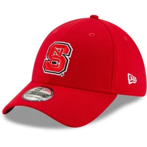 Men's New Era Red NC State Wolfpack College Classic 39THIRTY Flex Hat Cap S/M - Picture 1 of 4