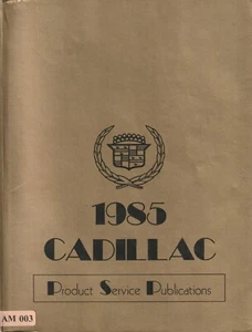 AM003 Cadillac (1985) Product Service Publications - Foto 1 di 1