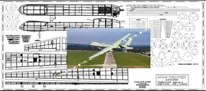 MQ-9 UAV REAPER DRONE 98" envergadura modelo R/C avión radiocontrol corte láser capa kit corto - Imagen 1 de 1