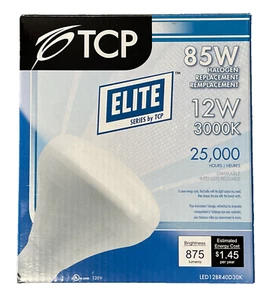 New TCP LED12BR40D30K Elite Led Light Bulb 12W/85W Actual Energy Saving - Picture 1 of 6