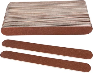 24 Pcs Wooden Nail Files, 7 Inches Emery Board Nail File for Nature Nails, Manic - Picture 1 of 12