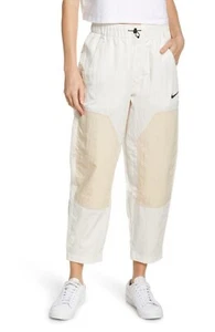 Nike Women's XL Pants Sportswear High Rise Loose Fit Swoosh Woven New $85 MSRP - Picture 1 of 3
