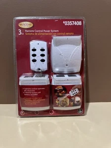 Tira de alimentación de control remoto - 3 receptores inalámbricos y control remoto 6 enchufes nuevos en caja - Imagen 1 de 4