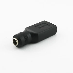 Connettore adattatore caricatore convertitore alimentazione CC USB A femmina a 5,5 x 2,1 mm femmina - Foto 1 di 7