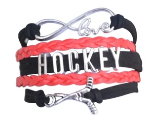 Pulsera con dije de hockey - Joyería de hockey para niñas - Regalo perfecto para jugadores de hockey - Imagen 1 de 2