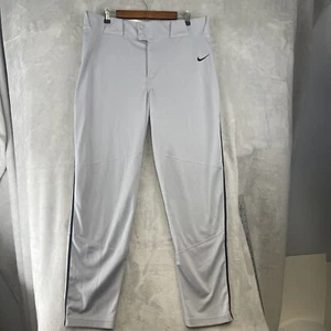 Nike Team Pantaloni Baseball Uomo Taglia XL Grigio Chiaro Engineered Swoosh Athletic - Foto 1 di 14