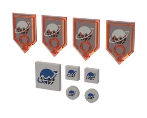 Individueller UV-Druck auf LEGO Fliesen - Ice Planet Pack 4 - Bild 1 von 2