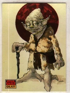 1993 Topps Star Wars Galaxy Trading Card/Yoda - #23 - Picture 1 of 1
