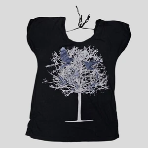 Miley Cyrus Max Azria Tie Back T Shirt XL - Picture 1 of 3