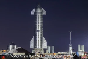 FOTO SPACEX 2021 24 de febrero 8x10 Starship SN10 lanzamiento Boca Chica prueba Texas 2 - Imagen 1 de 1