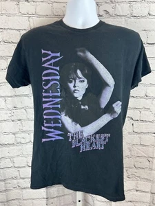Mercoledì Il Cuore Più Nero T-Shirt Uomo Taglia L Blu 100% Cotone Maniche Corte - Foto 1 di 6