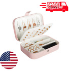 Travel Jewelry Box Portable jewelry box Jewelry Organizer Leather Easy to Carry