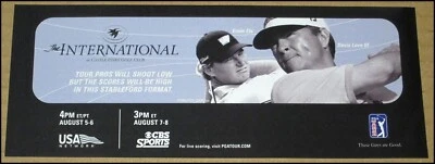 2004 The International Print Ad Golf Ad Ad Clipping Ernie Els Davis Love III - Imagem 1 de 4