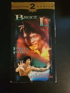 Bruce Lee VHS 2 Pack Fists Of Fury Chinese Connection 2 Tape set *Buy2Get1Free* - Picture 1 of 3