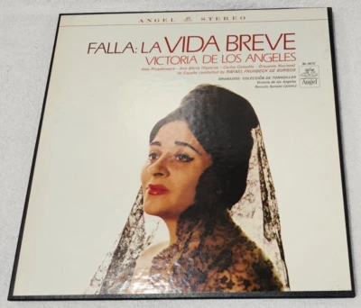 Falla: La Vida Breve Victoria De Los Angeles 2LP Box Set W/Booklet  BL-3672   - Image 1 of 4