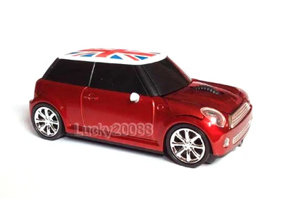 3D Mini Cooper BMW car 2.4Ghz Wireless Mouse USB Optical PC Laptop Computer Mice - Image 1 of 4