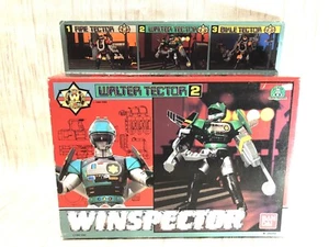 WS1 Winspector Special Police Vintage Walker Tector 2 Green Bandai 1990 - Bild 1 von 5