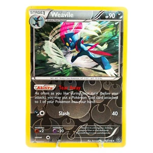 Reverse Holo Weavile 61/114 Rare XY - Steam Siege Pokemon TCG - Picture 1 of 2