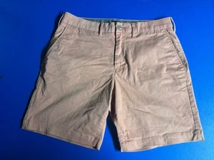 Express Shorts Mens 31 Coral Slim Fit Flat Front Chino Lightweight NWOT - Picture 1 of 5