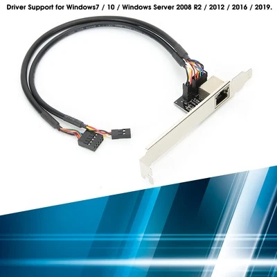 Network Card Mini Pci-E To Gigabit Desktop Computer Accessory Wired Free-D SPC - Image 1 of 4