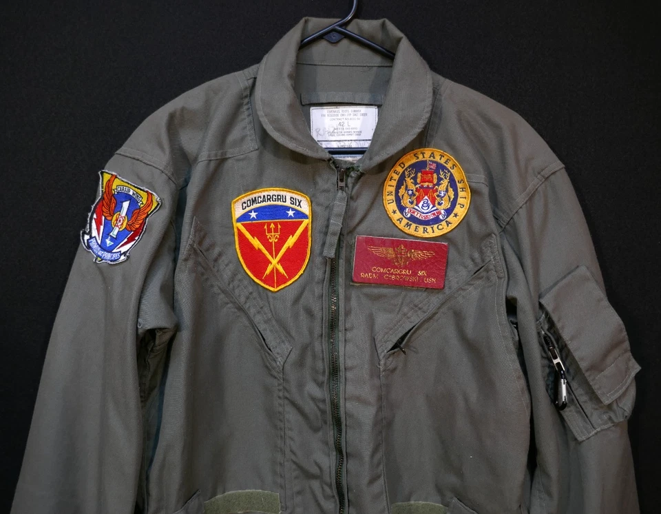 USN RADM Arthur K Croebrowski 飞行服运输组 6 USS America CV-66,罕见 — 第 1/4 张图片