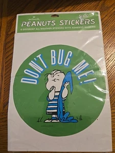 Vintage Hallmark Peanuts Stickers 8 Different all weather stickers with Adhesive - Picture 1 of 7