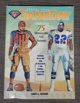 1994 NFL GameDay Programs (Lot of 4) – Jets vs Bears  & Giants vs Washington - Image 1 of 4