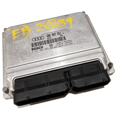 OEM Engine Control Module ECU Audi A6 Quattro 2.7L V6 Gas 2000-2003 / 4B0907551L - Image 1 of 4
